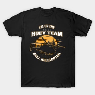 UH-1 Huey Team Helicopter Pilot Gift T-Shirt